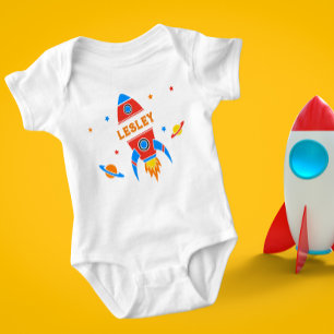 Body Costume personnalisé pour bébé à roquette