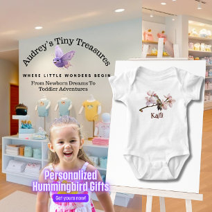 Body Costume personnalisé pour bébé colibri