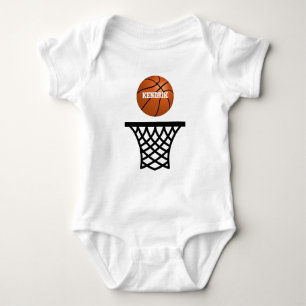 Body Costume personnalisé pour bébé de basket-ball