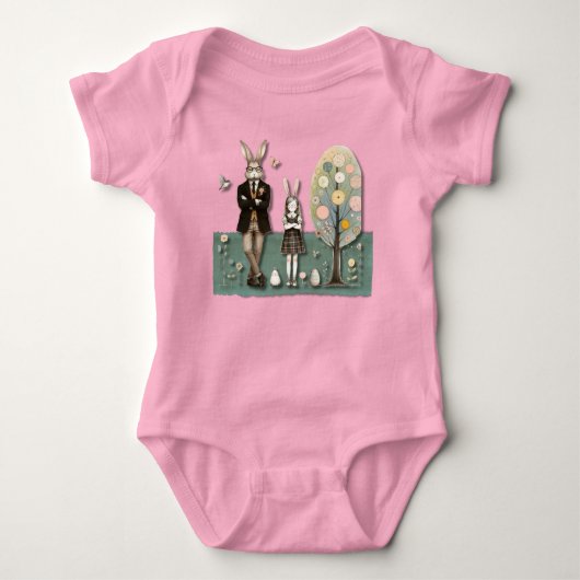 Body Costume pour bébé de Pâques Dapper (Devant)