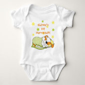 Body Costume pour bébé Hanoukka/chien/orange verte (Devant)