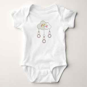 Body Costume pour bébé Mélodie dans les nuages.