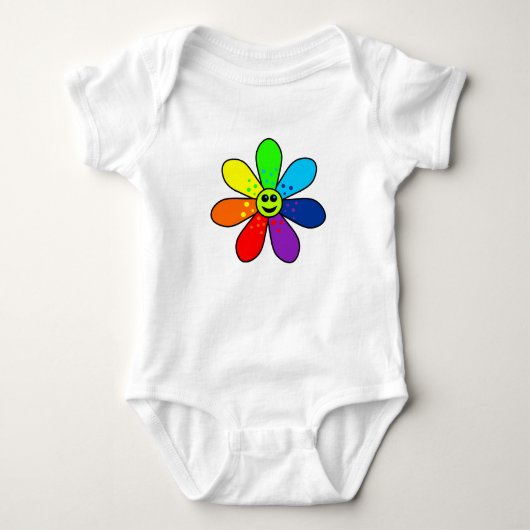 Body Costume pour bébé Rainbow Flower (Devant)