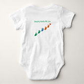 Body Coton Dinosaure Amusant Tendance (Dos)