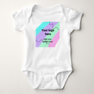 Body Couleur pastel simple ajoutez votre logo texte per