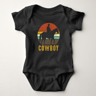 Body Country Retro Cowboy Western Horse Rider
