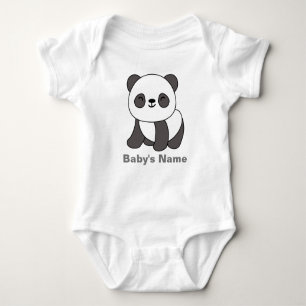 Body Coupe de bébé personnalisée Panda Cute