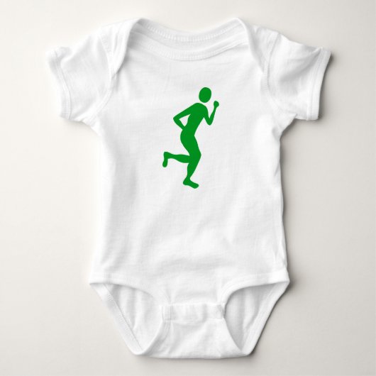 Body Coureur (Homme) - Vert herbe (Devant)