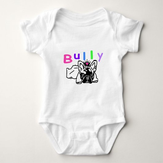 Body Couronne de Bouledogue Français French Bulldog (Devant)