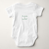 Body Couronne de feuillage vert bohème initiale M migno (Dos)