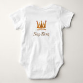 Body Couronne dorée, Nap King Baby Jersey Bodysuit (Dos)