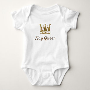 Body Couronne dorée, Nap Queen Baby Jersey Bodysuit