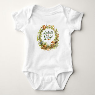Body Couronne florale aquarelle botanique Inspirante 