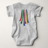 Body Coussin pour bébé - Futur danseur ukrainien (Dos)