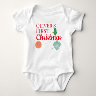 Body Coutume Kawaii Ornament Baby First Christmas