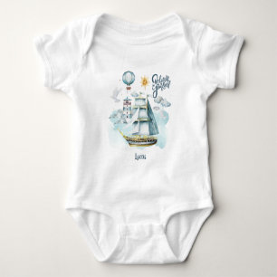 Body Couvre bébé personnalisable "Crois en toi"