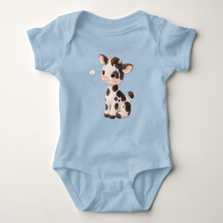 Body Cow Baby Bodysuit – Cute Spotted Farm Animal