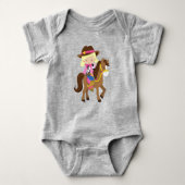 Body Cowgirl, Shérif, Cheval, Western, Cheveux Blonds (Devant)