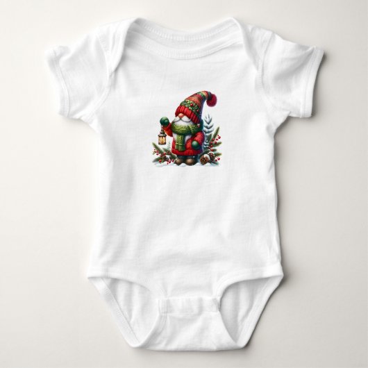 Body Cozy Christmas Gnome Art – Festive Holiday (Devant)