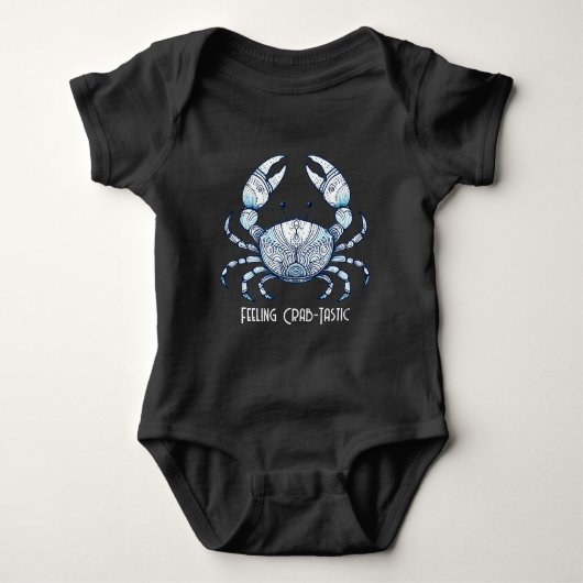 Body Crabe : Sentiment Crabe-Tastic Baby Bodysuit (Devant)