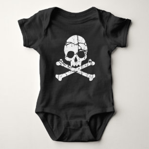 Body Cracked Cracked et Crossbones Bébé Bodysuit