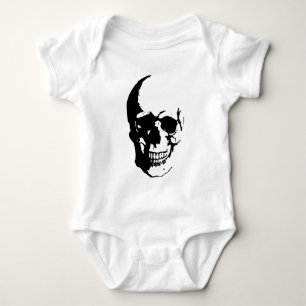 Body Crâne - Art Fantastique Métal Noir & Blanc