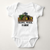 Body Crawl Walk Farm Funny Tracteur Équipement (Devant)