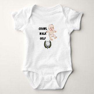 Body crawl walk golf golfer golfing baby bodysuit