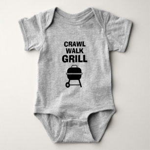 Body CRAWL WALK Grill tenue de bébé amusante pour futur