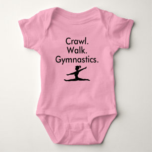 Body Crawl Walk Gymnastique Gymnaste Bodysuit bébé