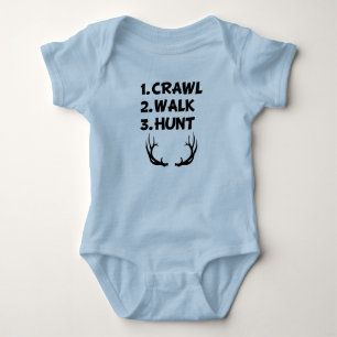 Body Crawl Walk Hunt baby boy shirt