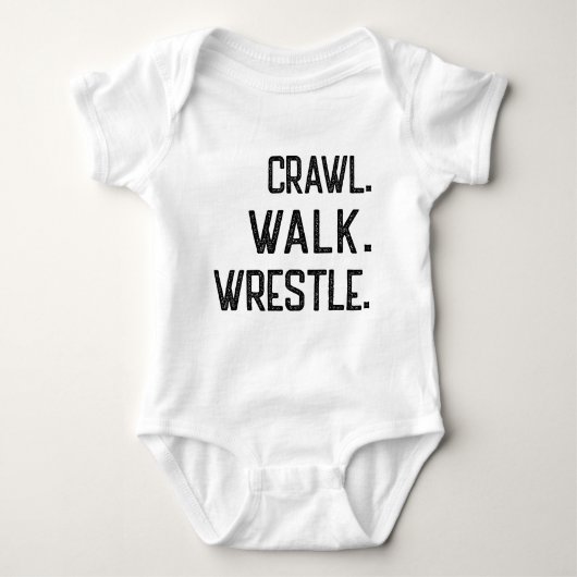 Body Crawl Walk Lutte, lutteur bébé (Devant)