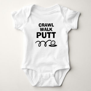 Body Crawl Walk Putt drôle de baby bodysuit de golf