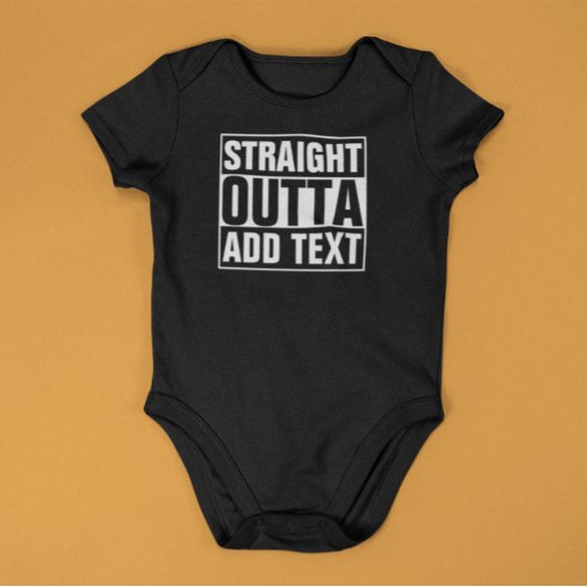 Body Creeper pour bébé - SORTIE DROITE Créez votre prop