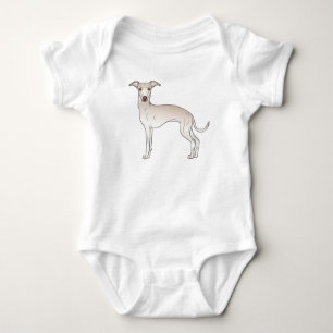 Body Crème Italien Greyhound Chien mignonne Dessin Cart