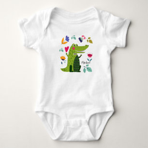 Body Crocodile drôle avec les combinaisons faites sur