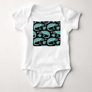 Body Crocodiles de caricatures, motif mignon sans soudu