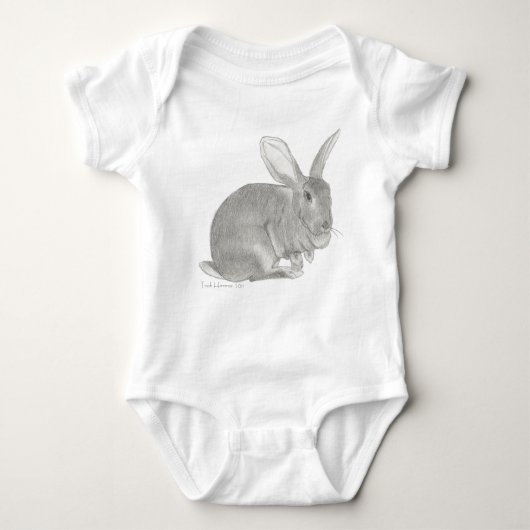 Body Croquis géant flamand de lapin le géant doux (Devant)