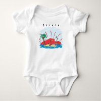 Croquis Treasure Island & Pirate Ship Bodysuit pou