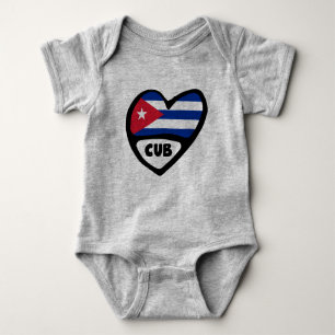 Body Cuba Code du pays Coeur du drapeau, CUB