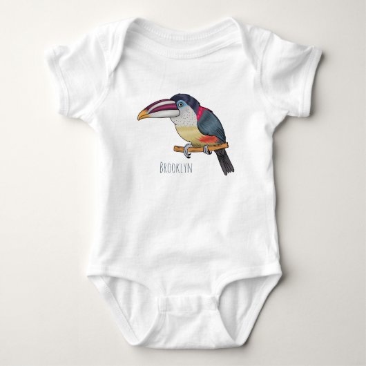 Body Curl crested aracari bird cartoon (Devant)