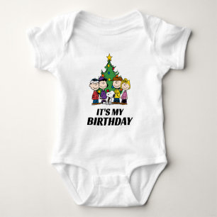 Body Custom Charlie Brown et amis Anniversaire hivernal