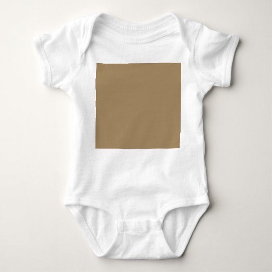 Body Custom Coffee Baby Bodysuit (Devant)