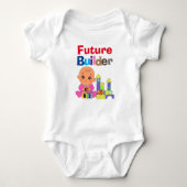 Body Custom Cute Funny Baby Future Builder Architect (Devant)