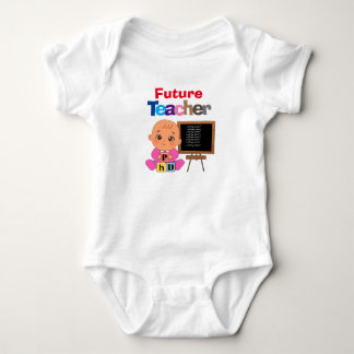 Body Custom Cute Funny Baby Future Enseignante