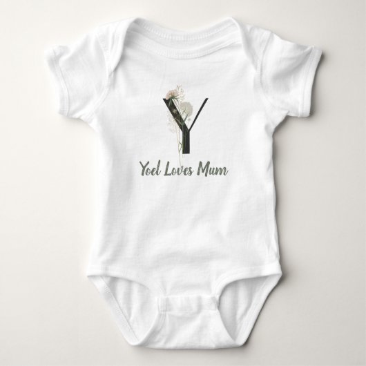 Body Custom Initial Y With Soft Colour (Devant)