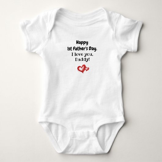 Body Custom Je t'aime Papa (Devant)