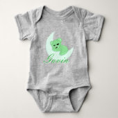 Body Custom Sleeping Bear Baby Bodysuit (Devant)