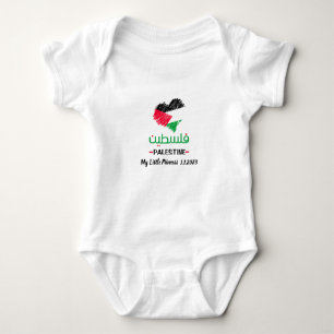 Body Custome Baby Palestine coeur