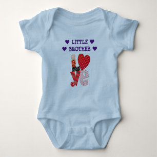 Body Customisé AMOUR PETIT FRÈRE Valentine